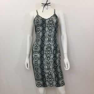 Snake Print Bodycon